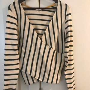 Anthropologie wrap sweater